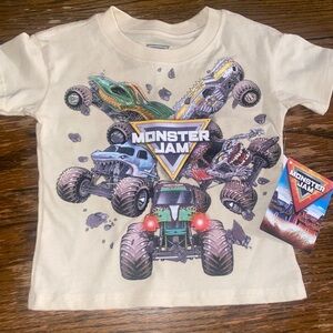 Monster Jam Toddler Boys Crewneck Tee Size 18M New with Tags